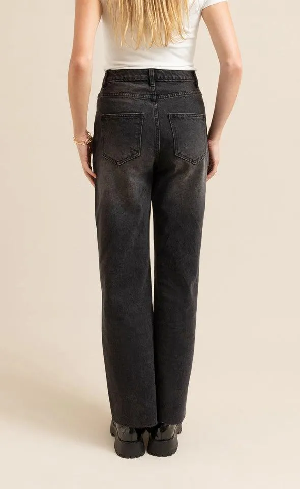 Straight Leg Soft Wash Jeans