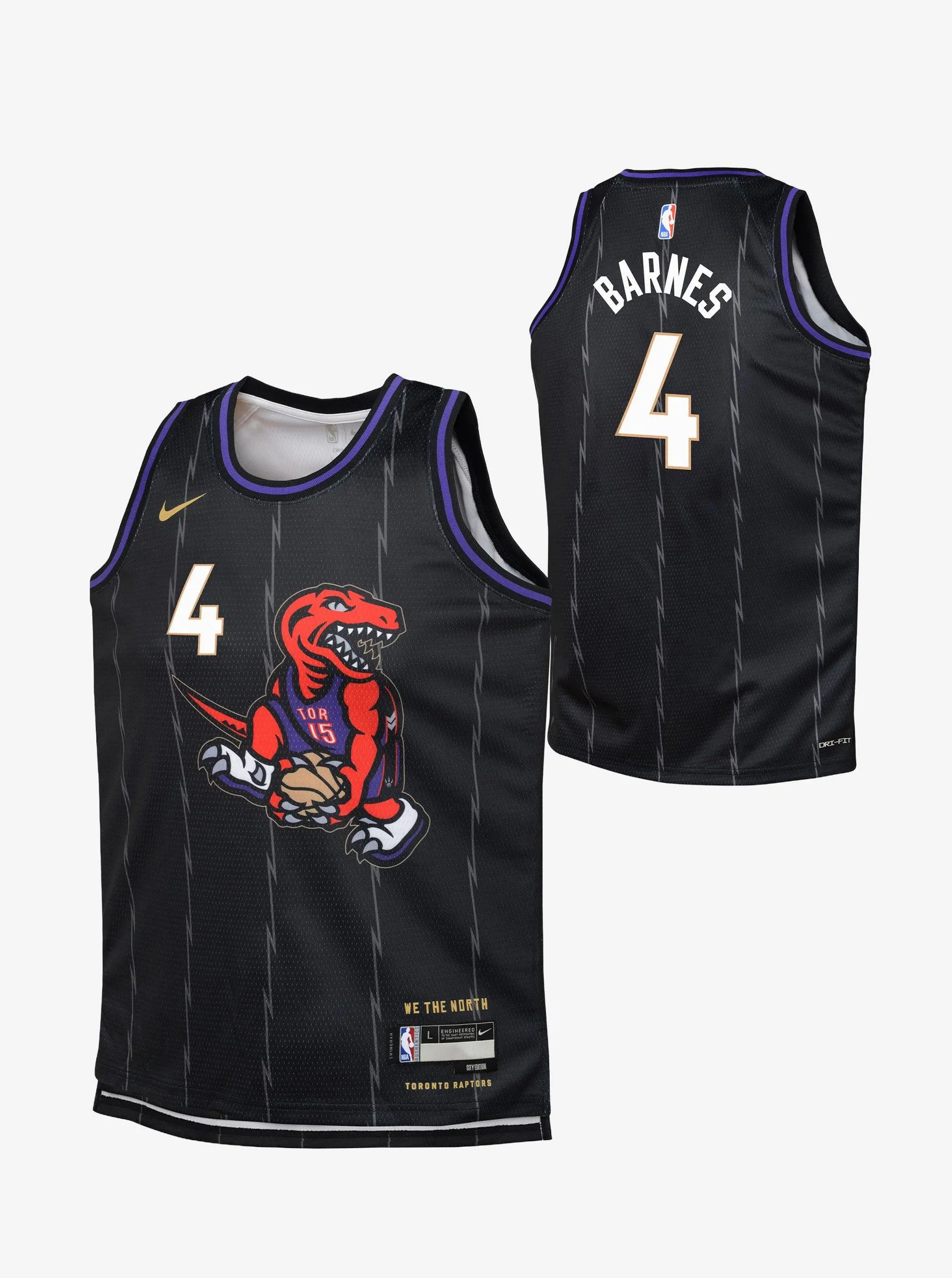 Raptors Swingman City Edition Jersey Youth