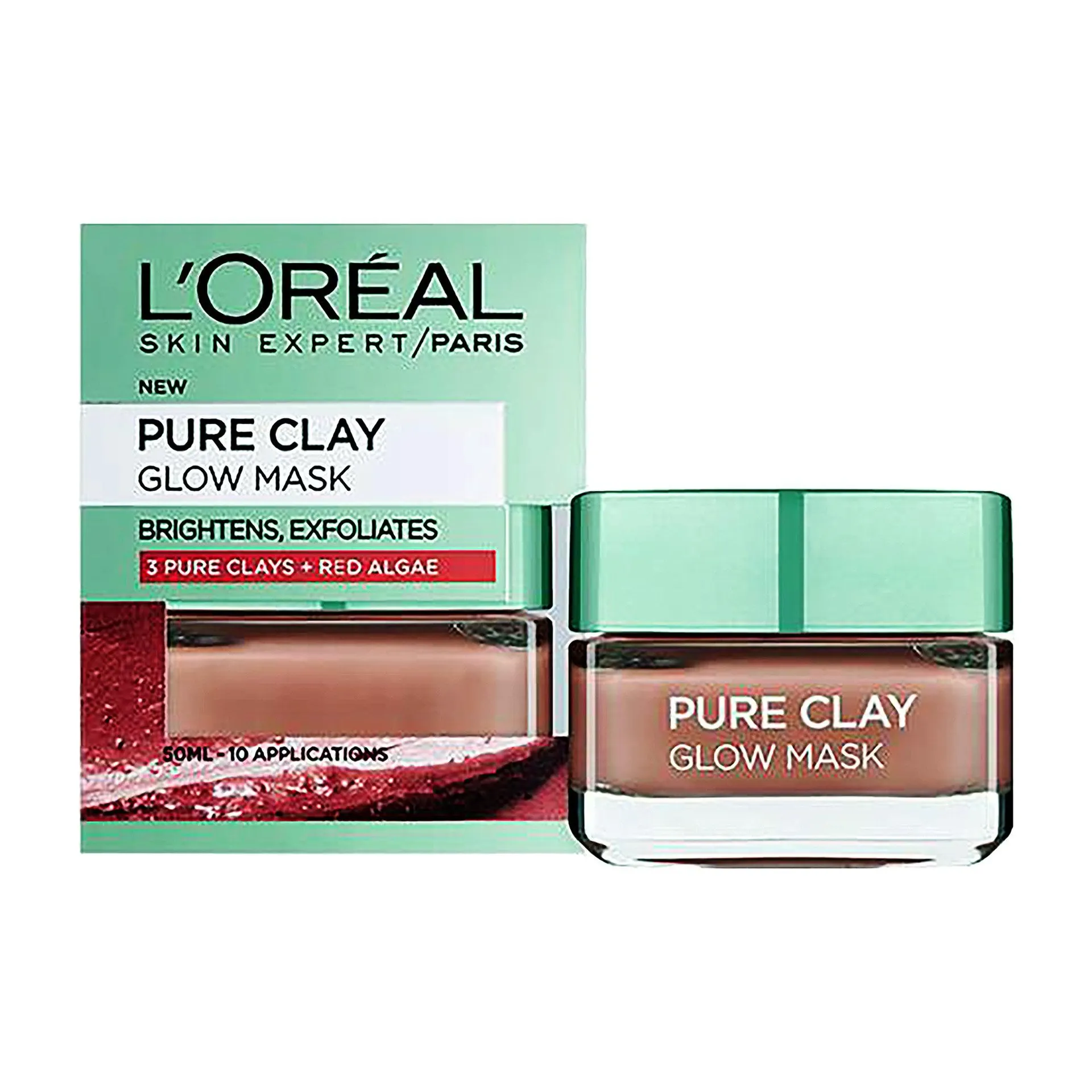 L'Oreal Dermo Exprtse Pure Clay Glow Mask 50Ml