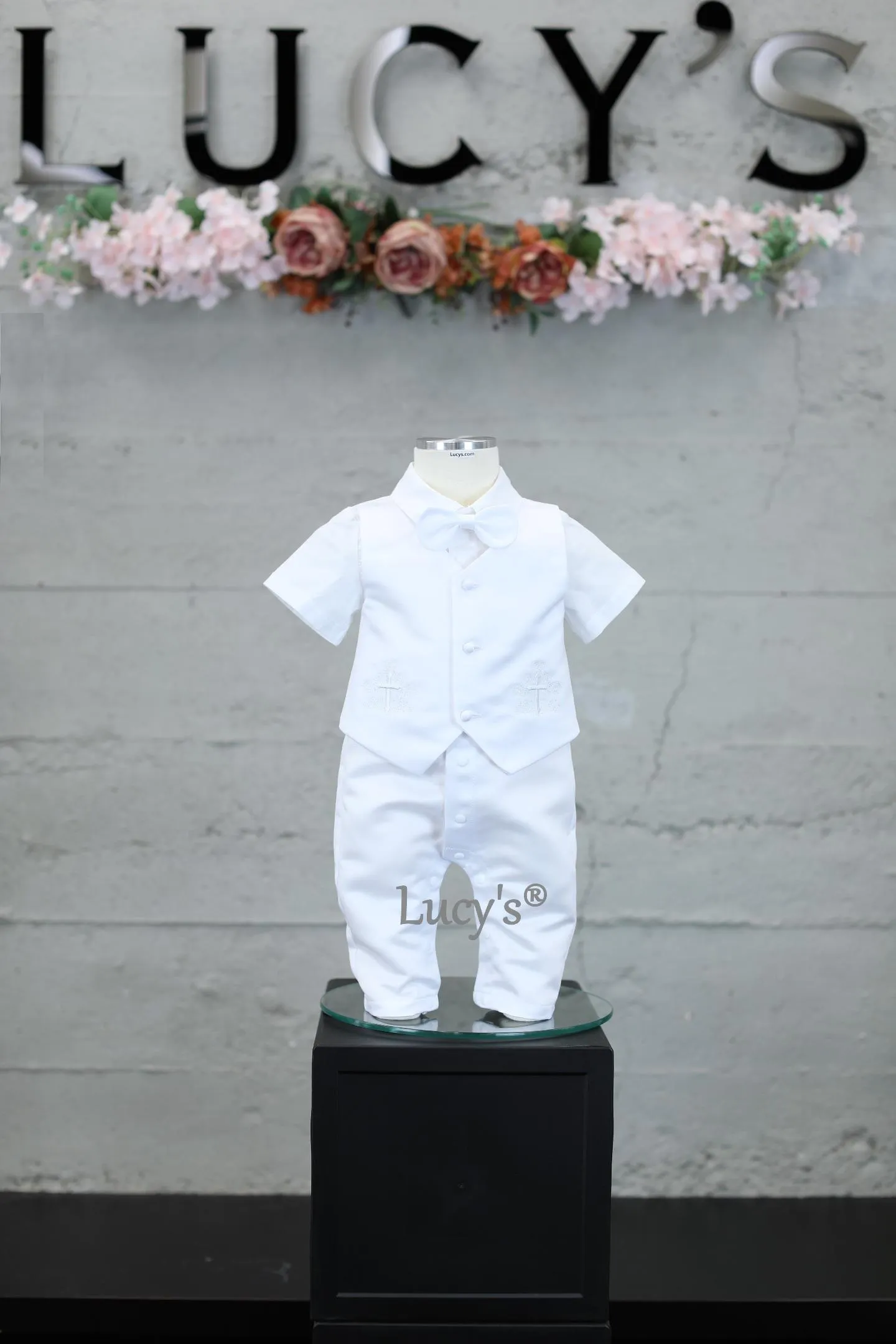Baby Boys Lengthen & Widen Christening/Baptism Outfit - Elijah