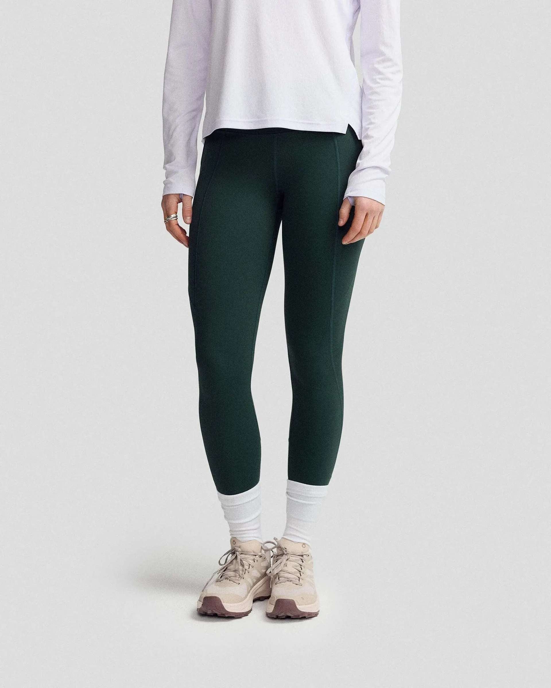 Women's Seeker 7/8 Leggings - Deep Forest