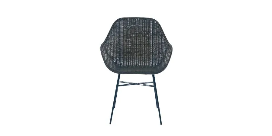 Korina Rattan Dining Chair with Arms