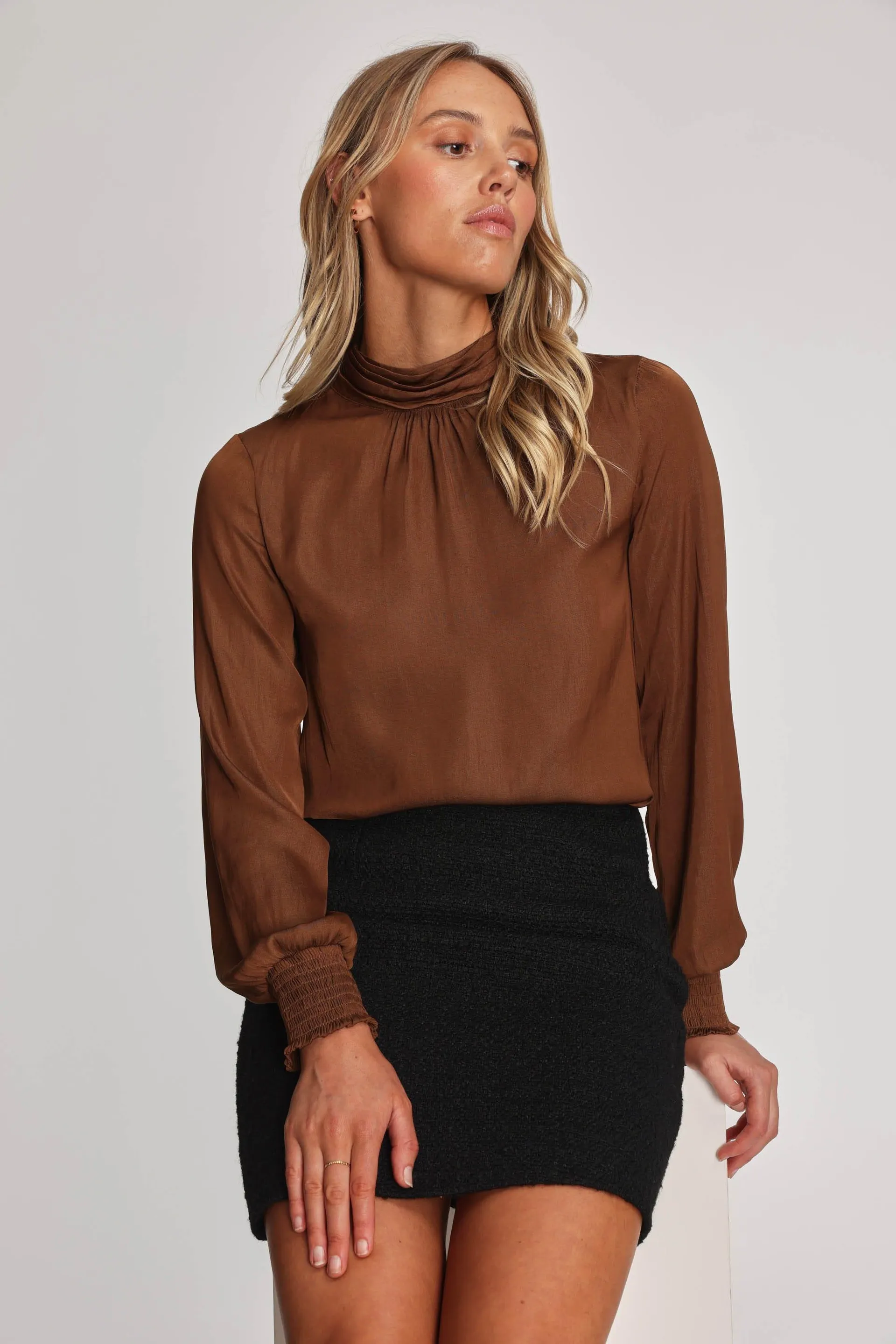 Ensley Tie Neck Blouse