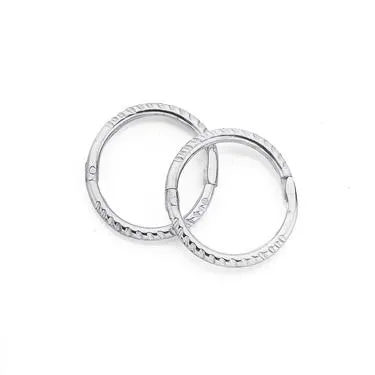 Sterling Silver Mini Twist Sleeper Earrings