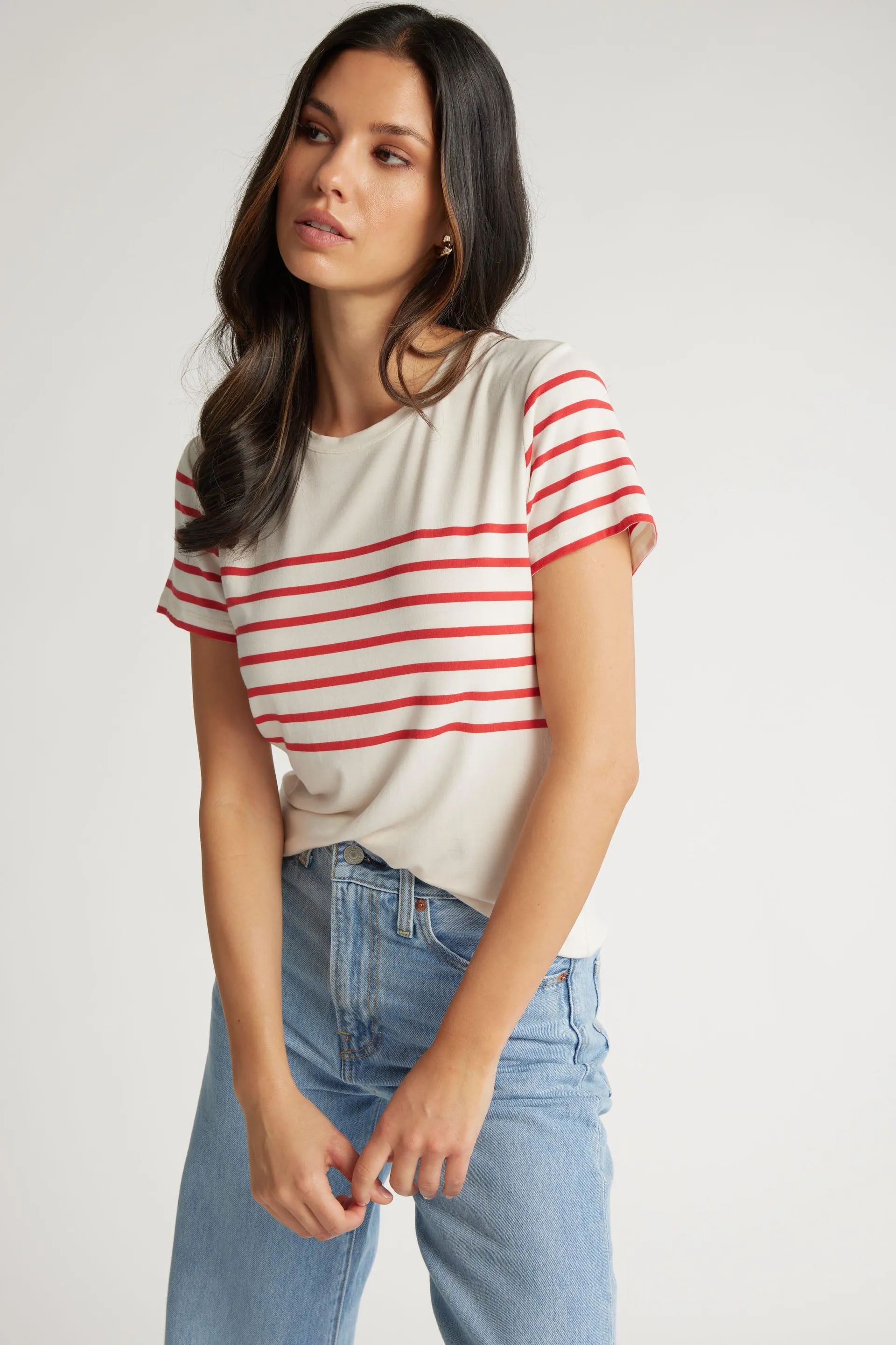 Hailey SS Crew Tee