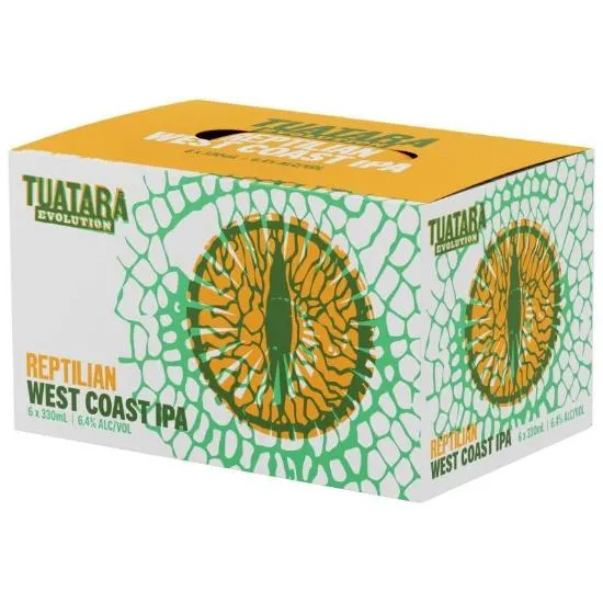 Tuatara Evolution Reptilian West Coast IPA Cans 6x330ml