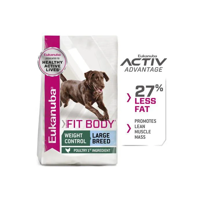 Eukanuba Fit Body Large Breed Weight Control Dog Food 14kg