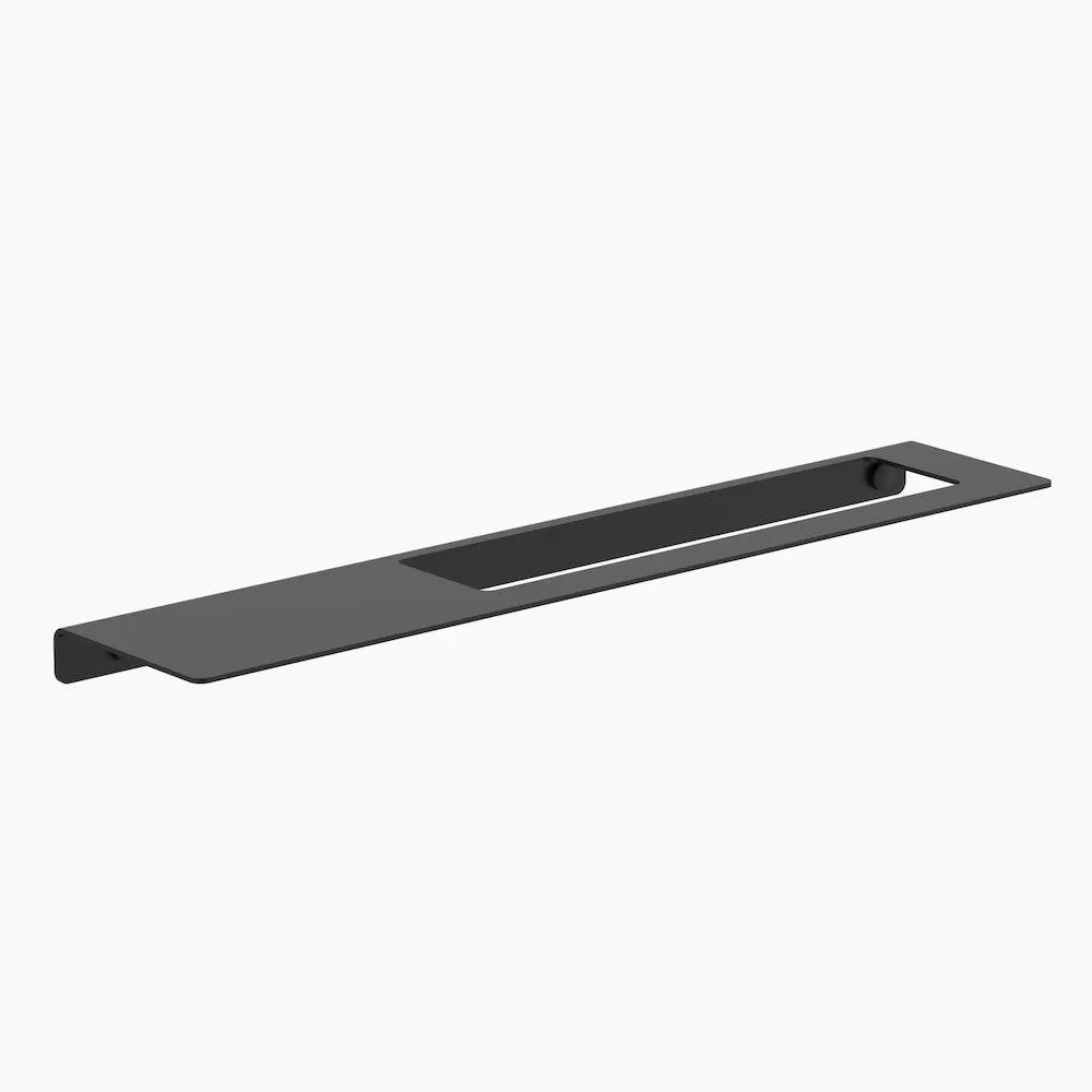 Square Hand Towel Rail Matte Black CL60027.B