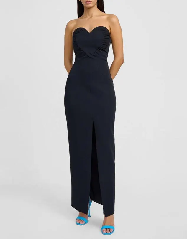 Seraphina Structred Strapless Midi Dress