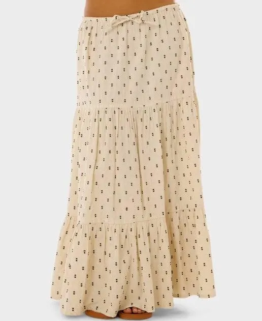 Women's Dobby Maxi Skirt