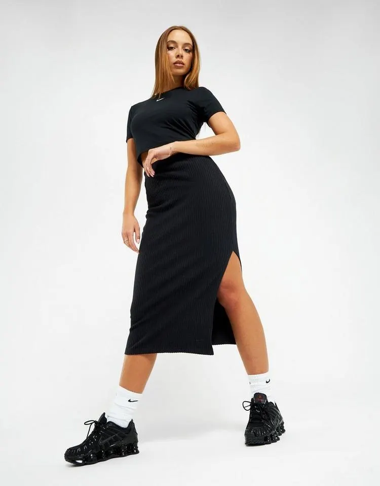 Nike Trend Ribbed Midi Skirt