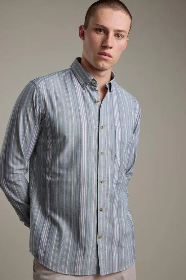 Huntley Striped Oxford Shirt