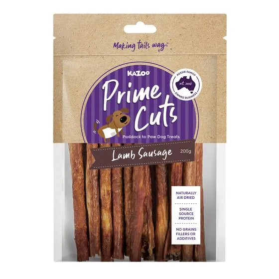 Kazoo Prime Cuts Lamb Sausage 200g