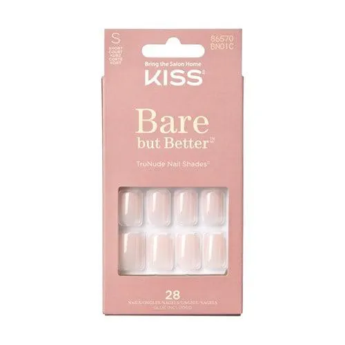 Kiss Bare But Better Nails Nudies 28pk
