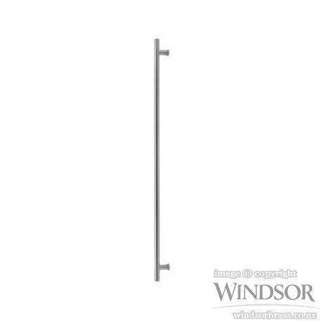 Windsor Brass Entrance Pull Handles Round Profile (316 SS Marine Grade)