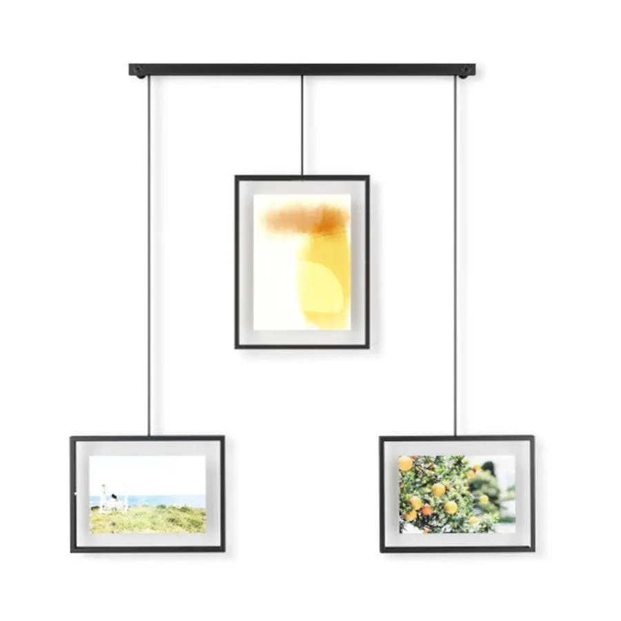 Umbra Exhibit Wall Picture Frames (Set of 3) Black