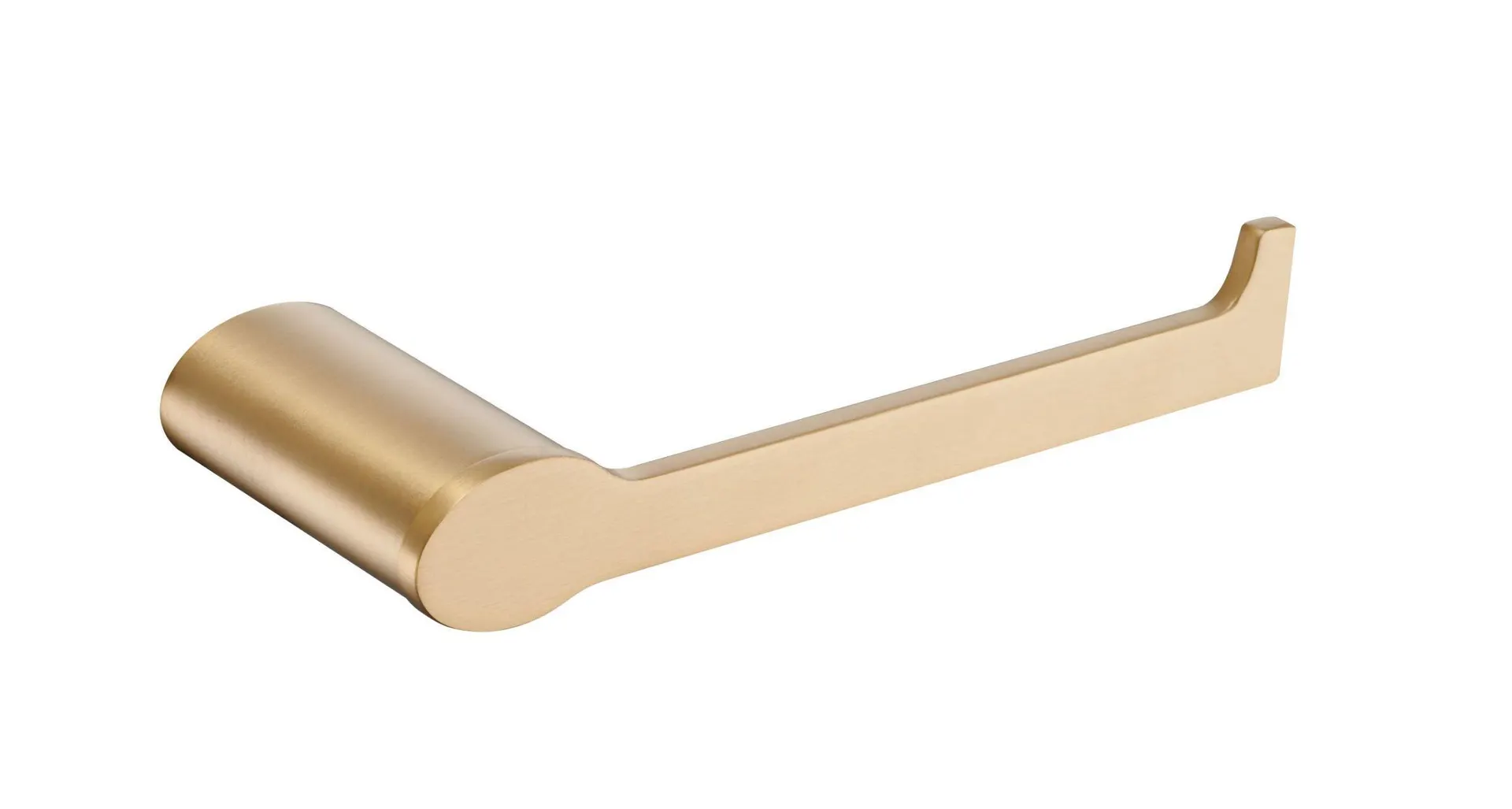 Stream Line oval rose toilet roll holder Satin Brass