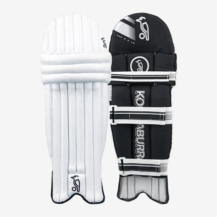 Kookaburra Pro 8.0 Lightweight Leg Guards White/Black
