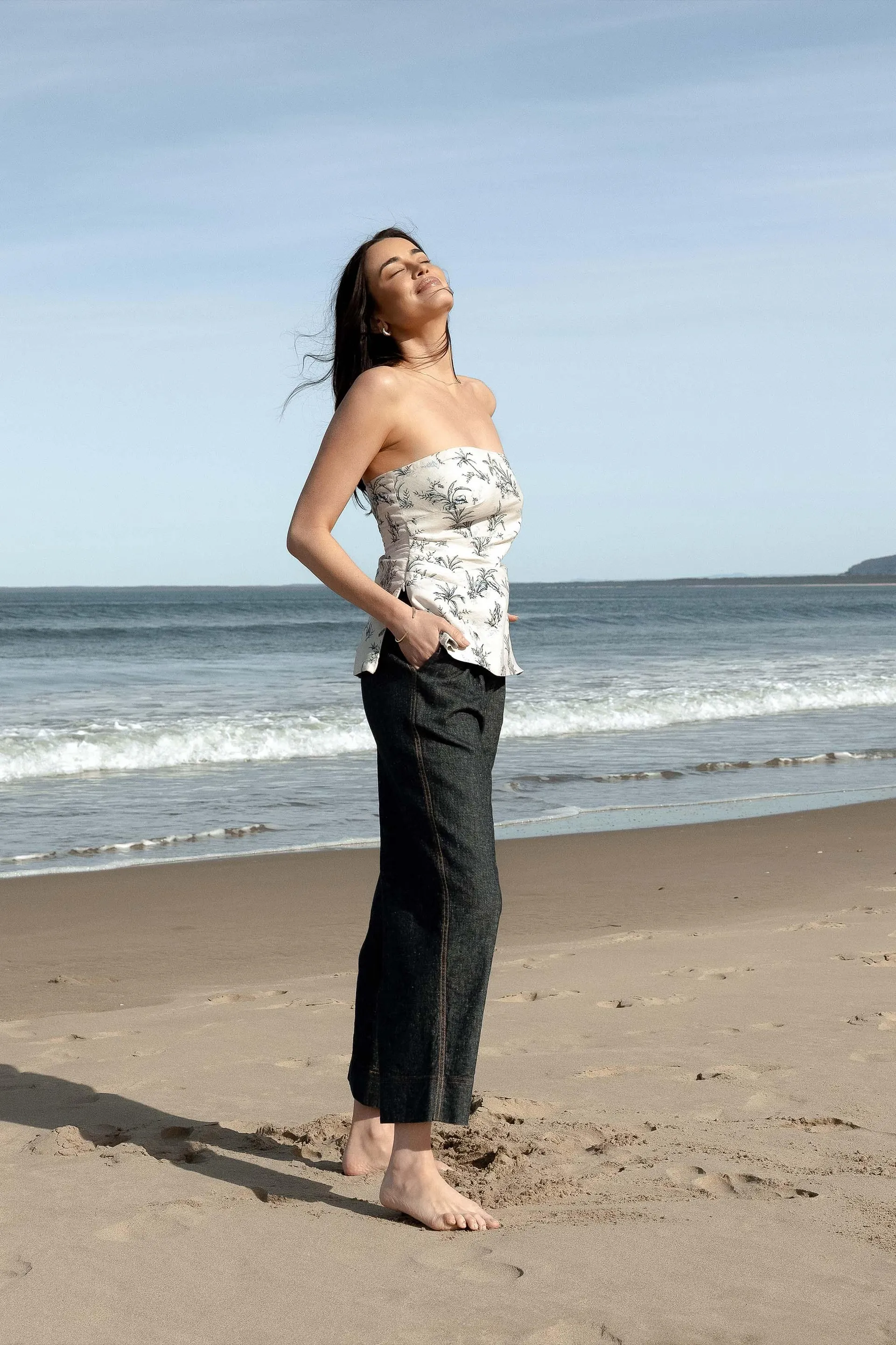 Isabel Linen Blend Culotte