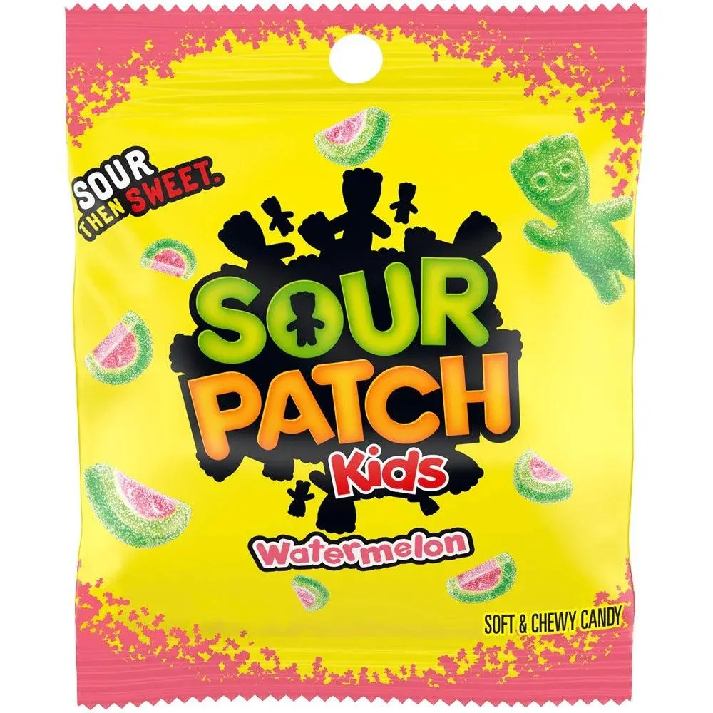 Sour Patch Kids Watermelon Peg Bag 3.6oz