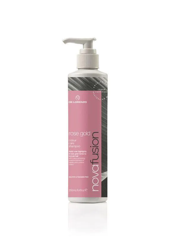 De Lorenzo Nova Fusion Rose Gold Shampoo 250ml