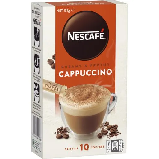Nescafe Cafe Menu Cappuccino 10 Pack