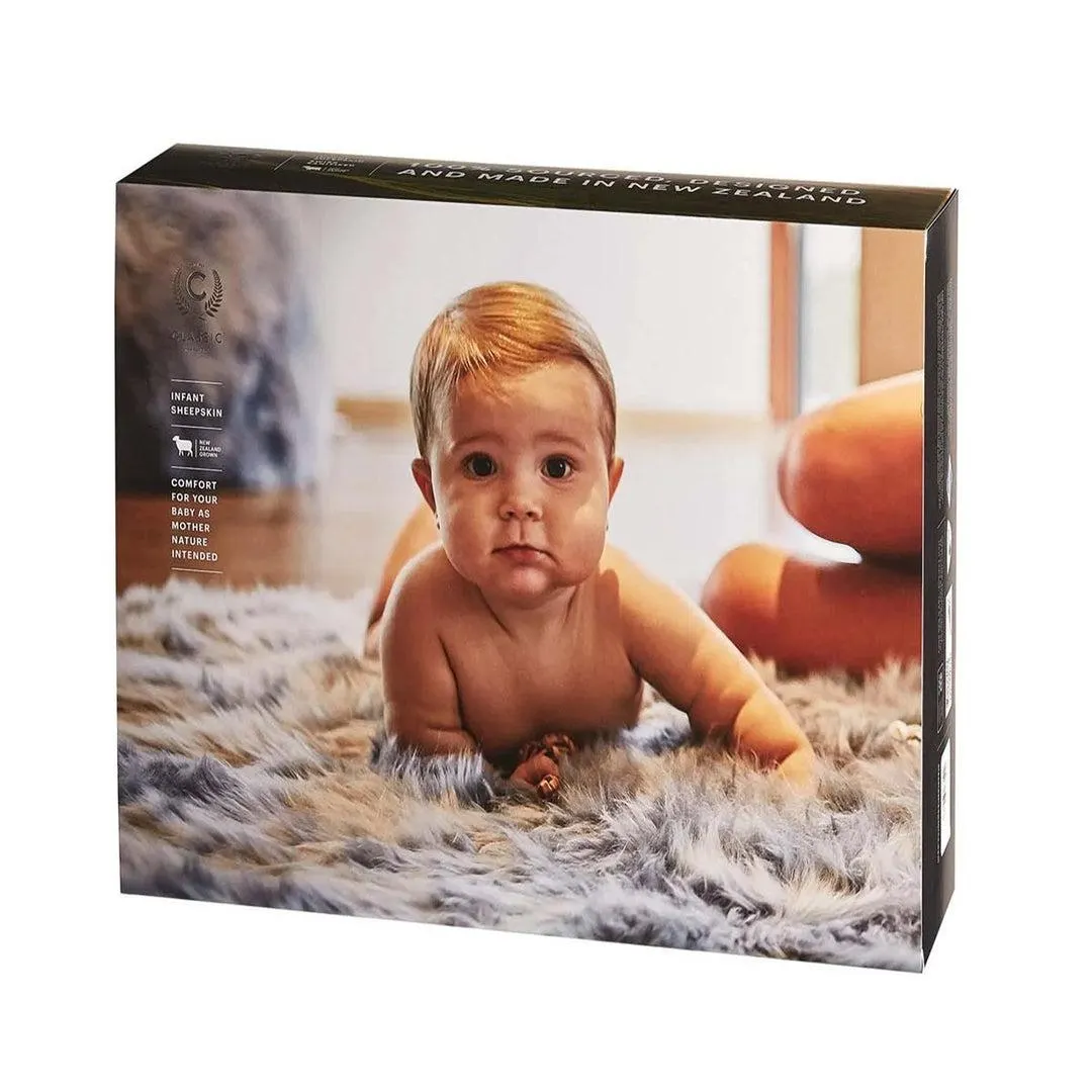 Classic NZ Short Pile Sheepskin Baby Rug