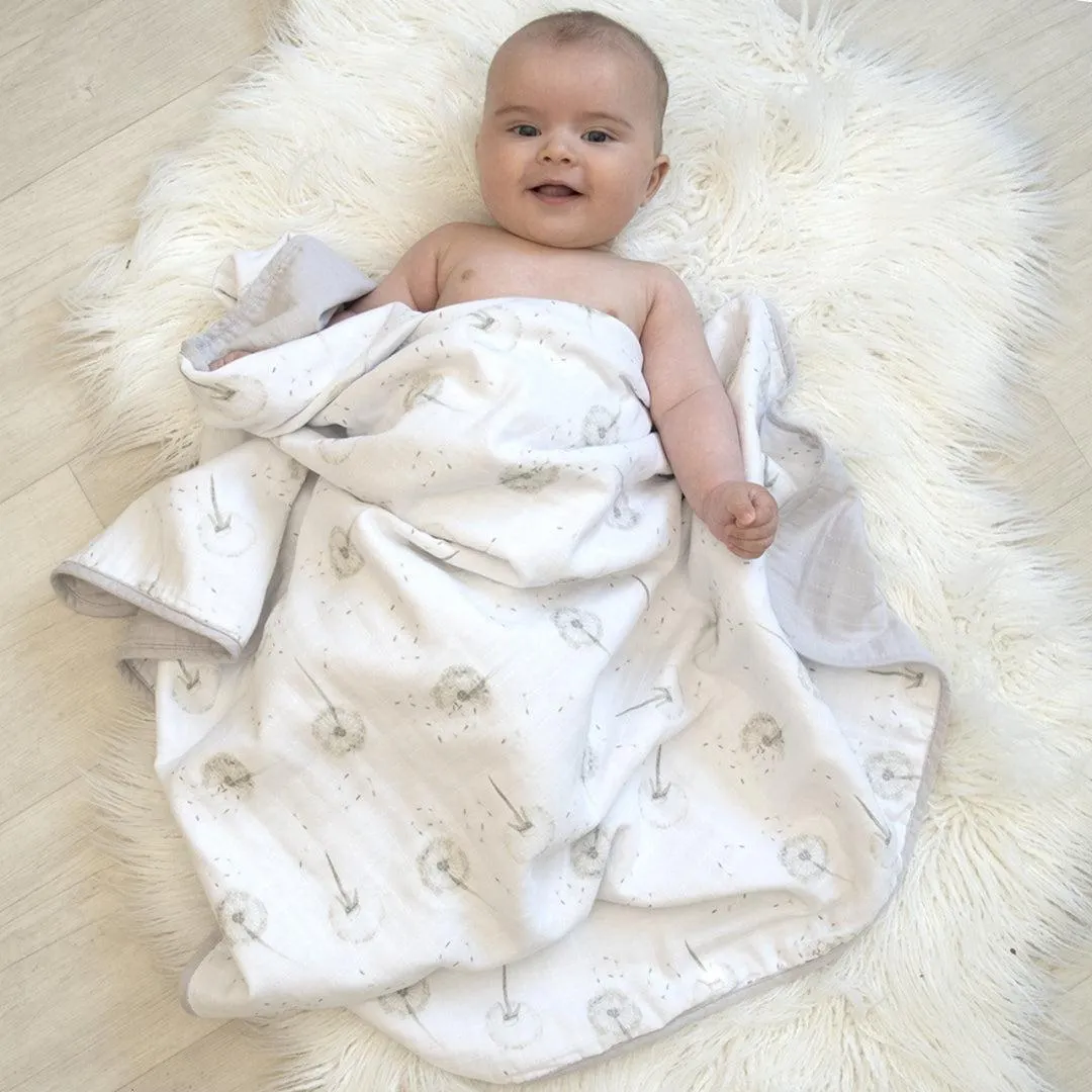 Living Textiles Organic Muslin Pram Blanket