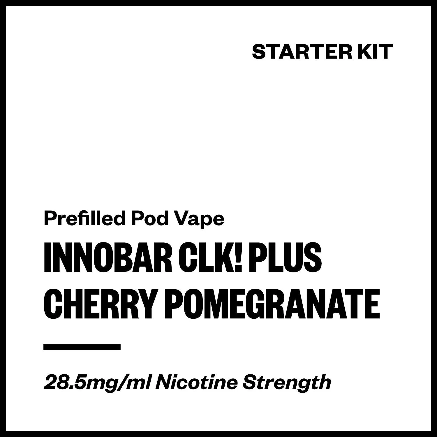 Innobar CLK! Plus - Cherry Pomegranate (Starter Kit)