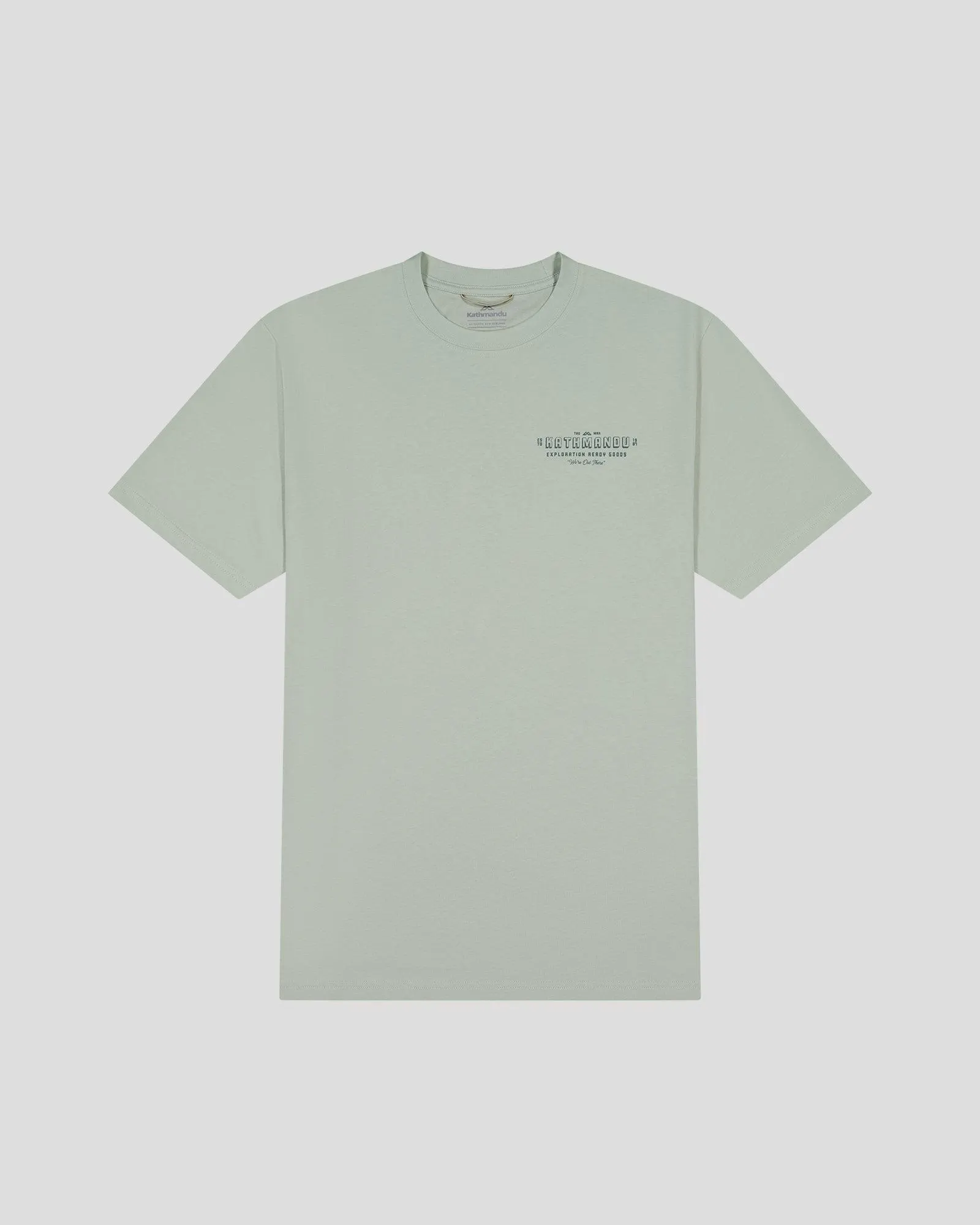 Men's Exploration Organic Cotton T-Shirt - Light Sage