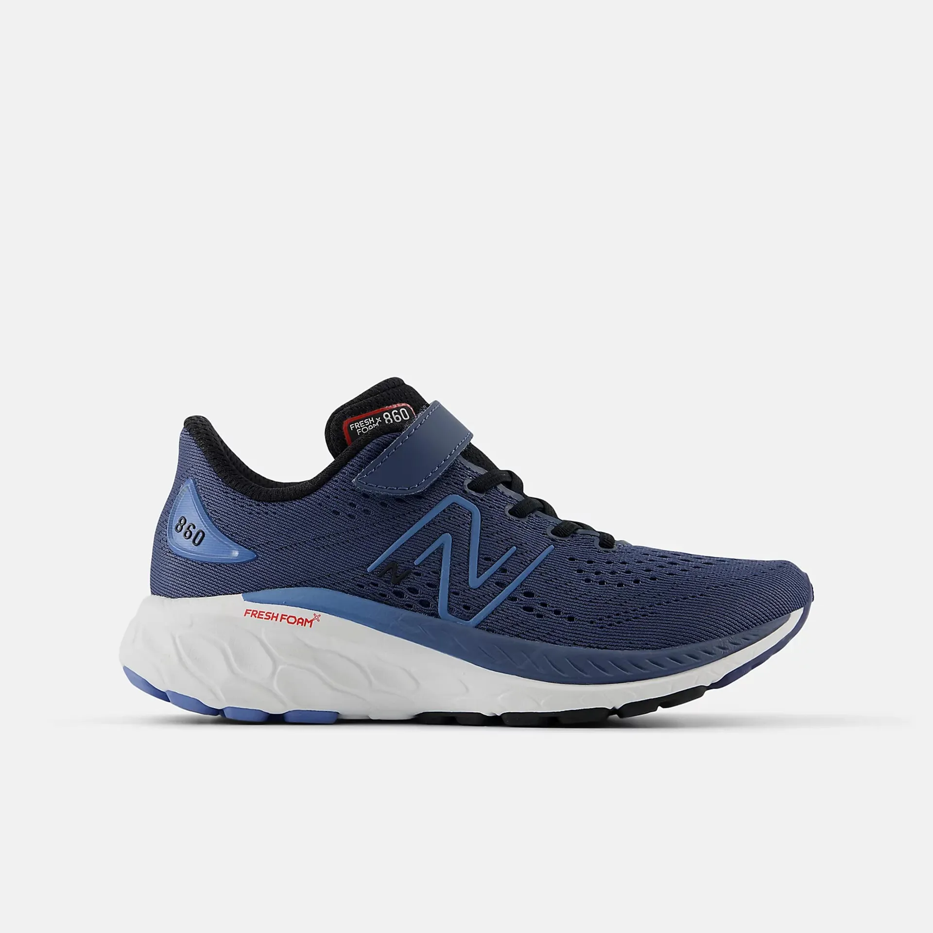 New Balance Junior 860 v13 Running Shoes Vintage Indigo/Blue Laguna/White