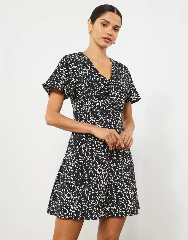 Primrose Tie Knot Mini Dress