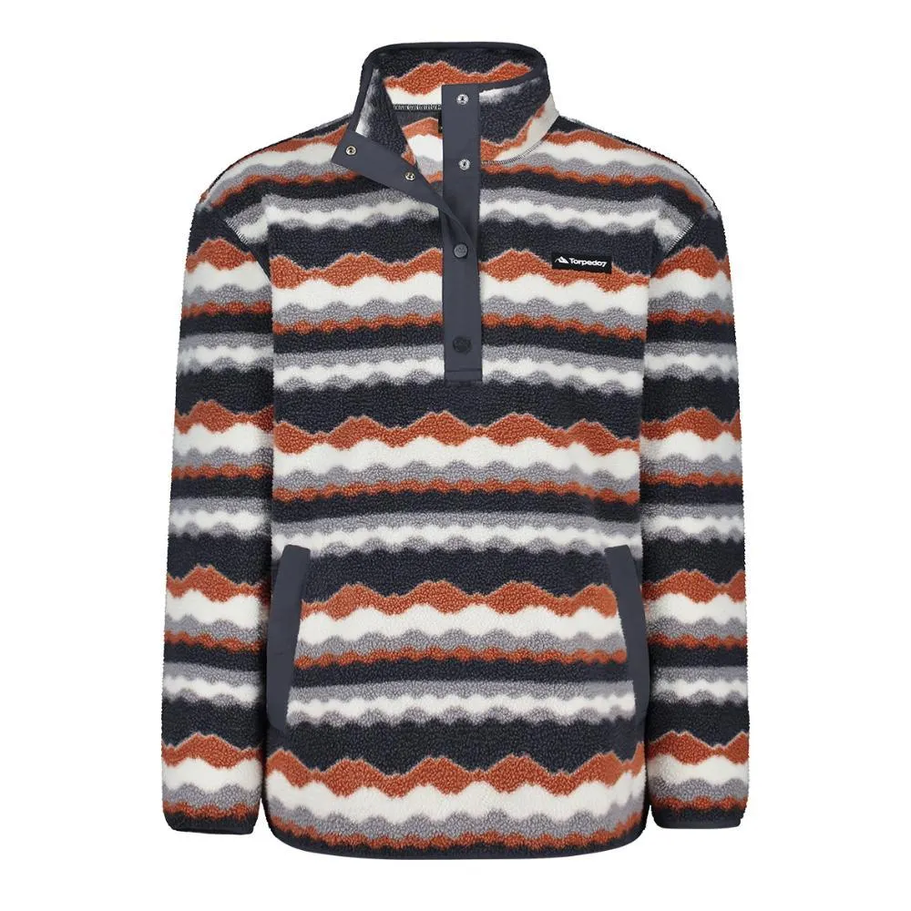 Men's Fleece 1/4 Snap AOP Sweatshirt