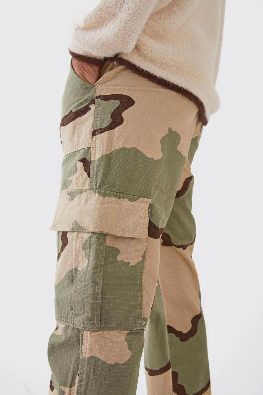 Straight Leg Camo Trouser