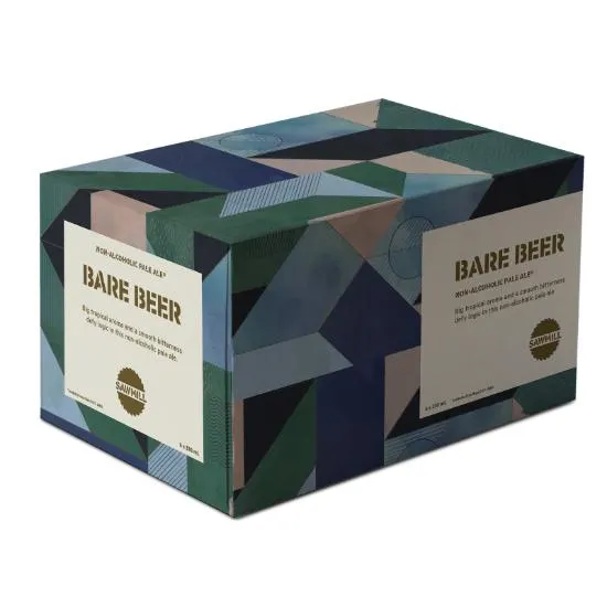 Sawmill Bare Beer Non-Alcoholic Pale Ale Cans 6x330ml