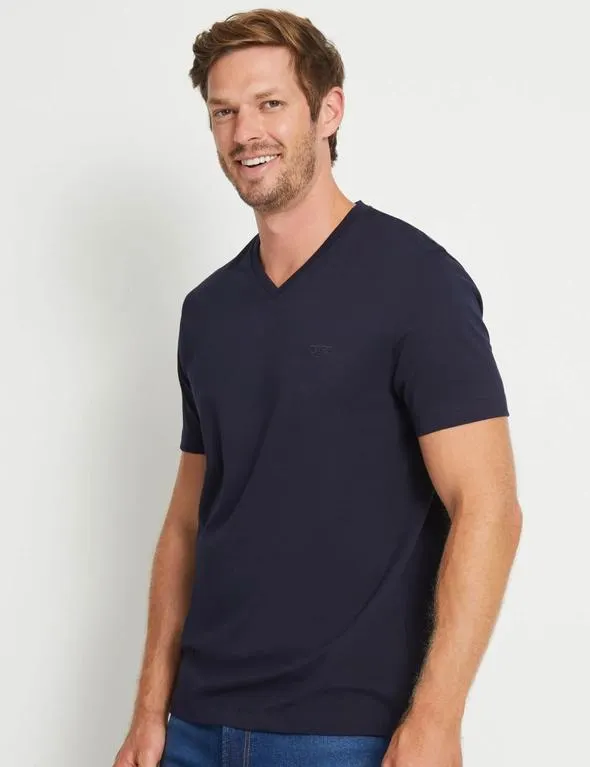 Rivers Short Sleeve Basic V Neck Tee