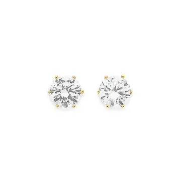 9ct CZ Studs