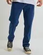 Dad Fit Relaxed Jeans in Swedish Blue 002