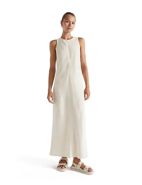 LINEN TANK DRESS