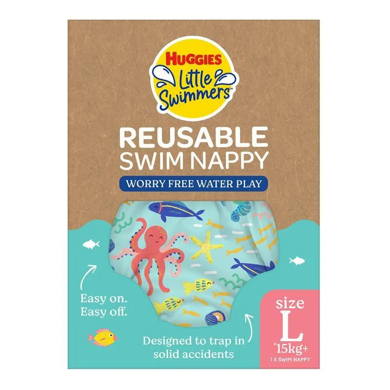 Huggies Little Swimmers Reusable Swim Nappy Large
