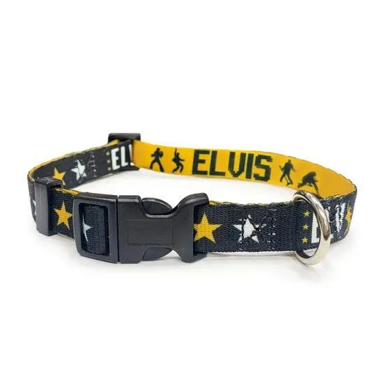 Perris Collar Elvis Black And Gold Small