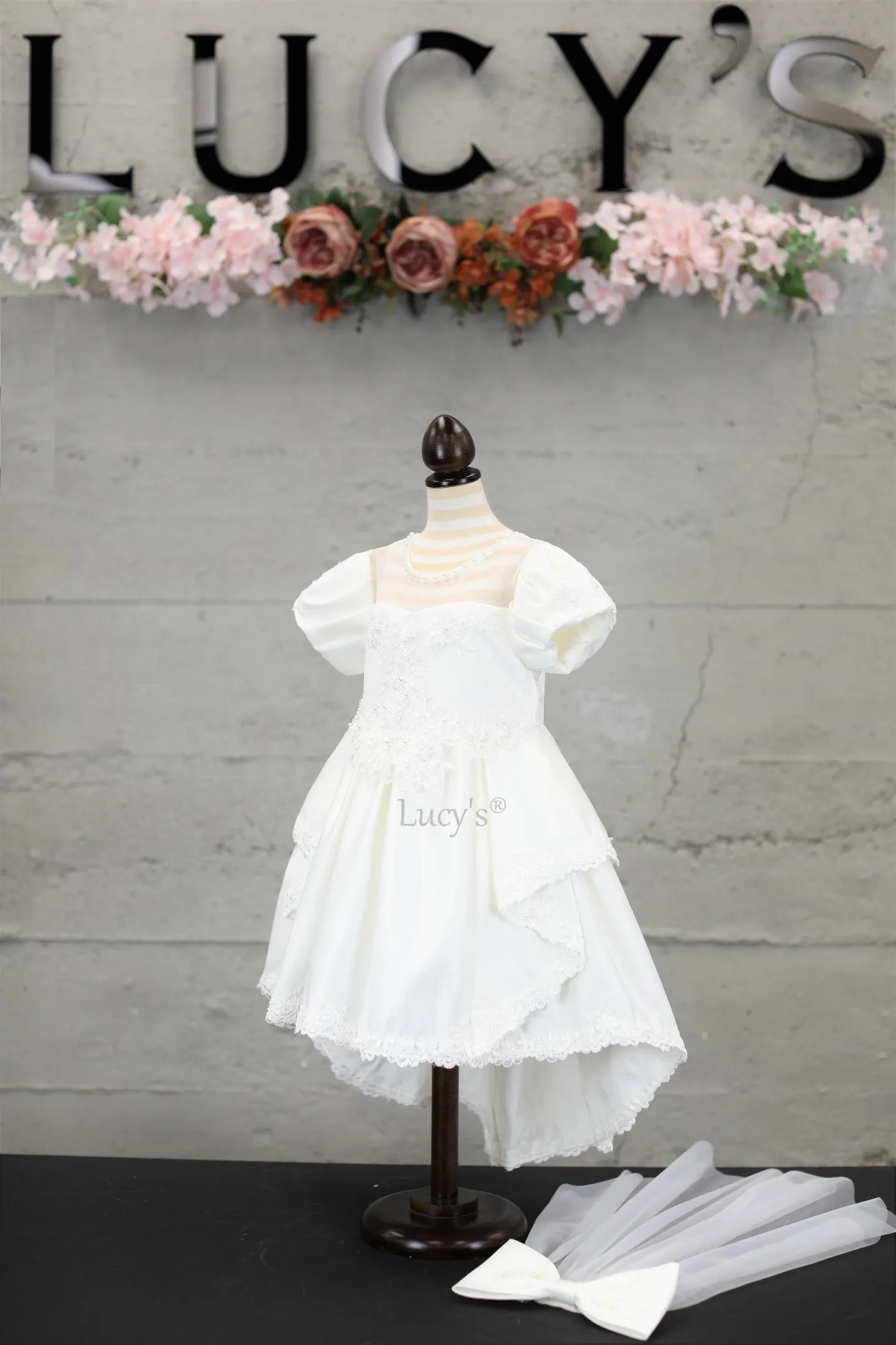 Tracy Baby Girl Ivory Premium Flower Girl Dress - Nimble | Lucy's