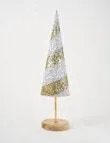 Christmas Shop Woodland Wonders Beaded Stripe Tree, 53cm