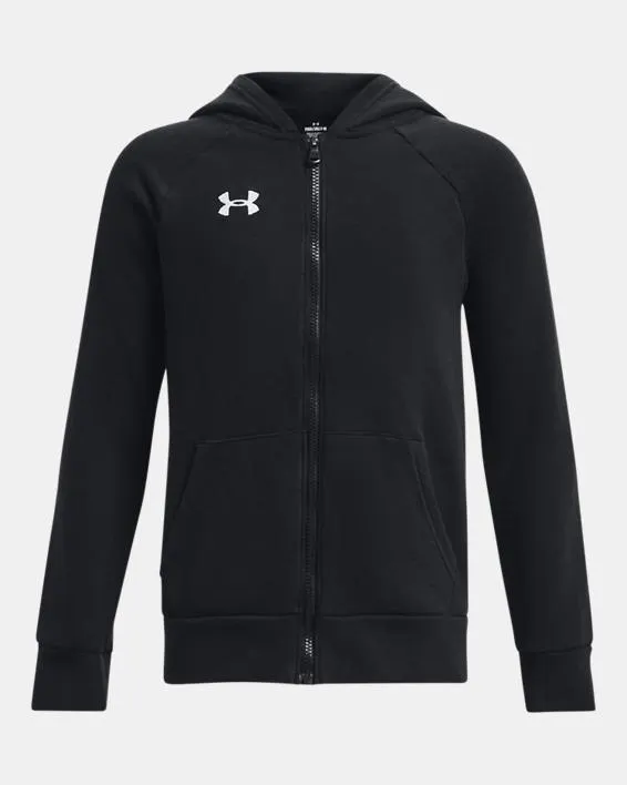 Boys' UA Rival Fleece Full-Zip Hoodie