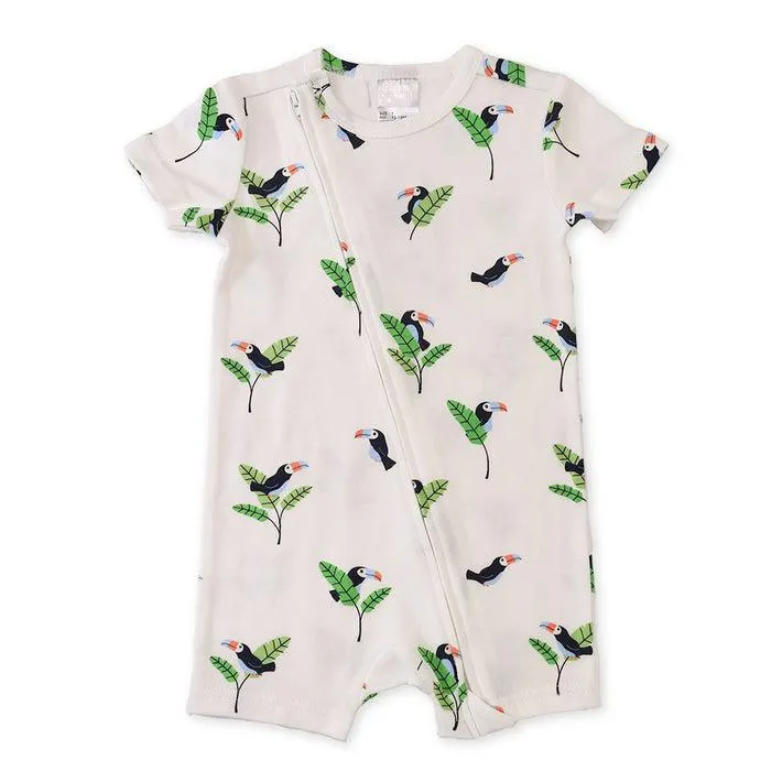 Ricochet Baby Short Zip Romper