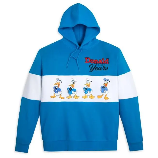 Donald Duck Through the Years Pullover Hoodie for Adults