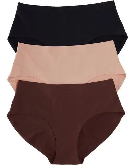 Women's 3 Pack No Show Boyleg Briefs