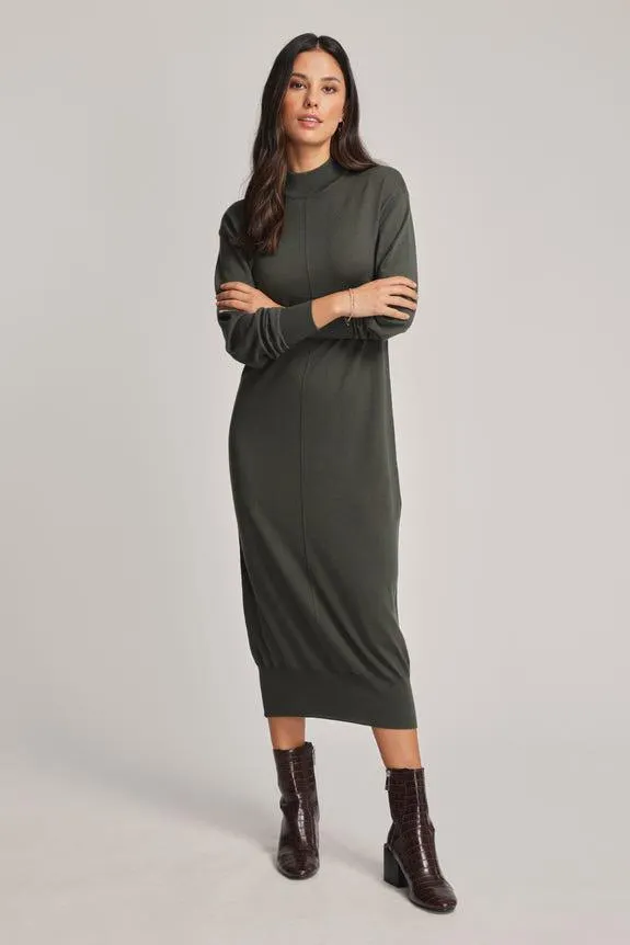 Joan Merino High Neck Dress