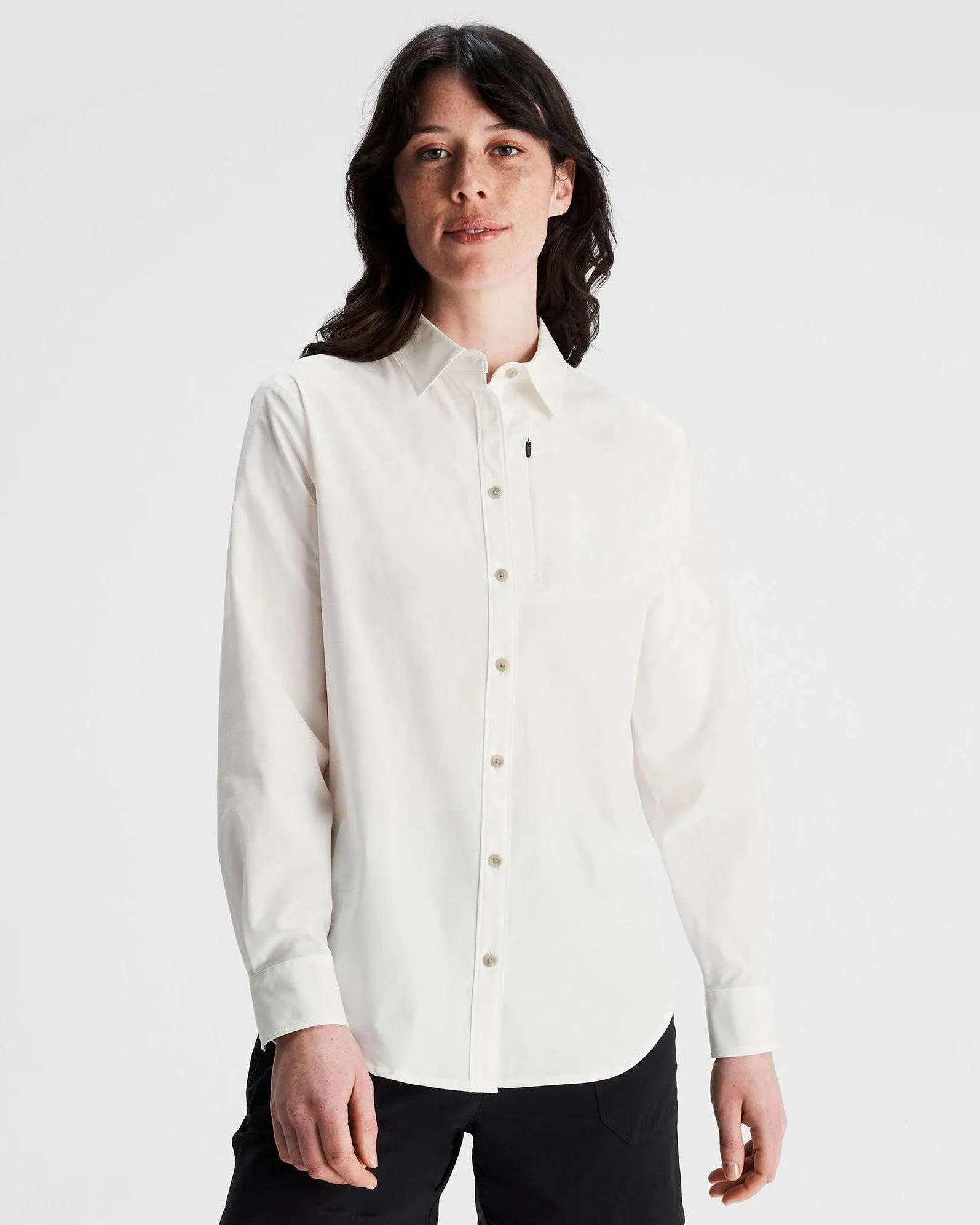 Women's Sun Breaker Long Sleeve Shirt - White