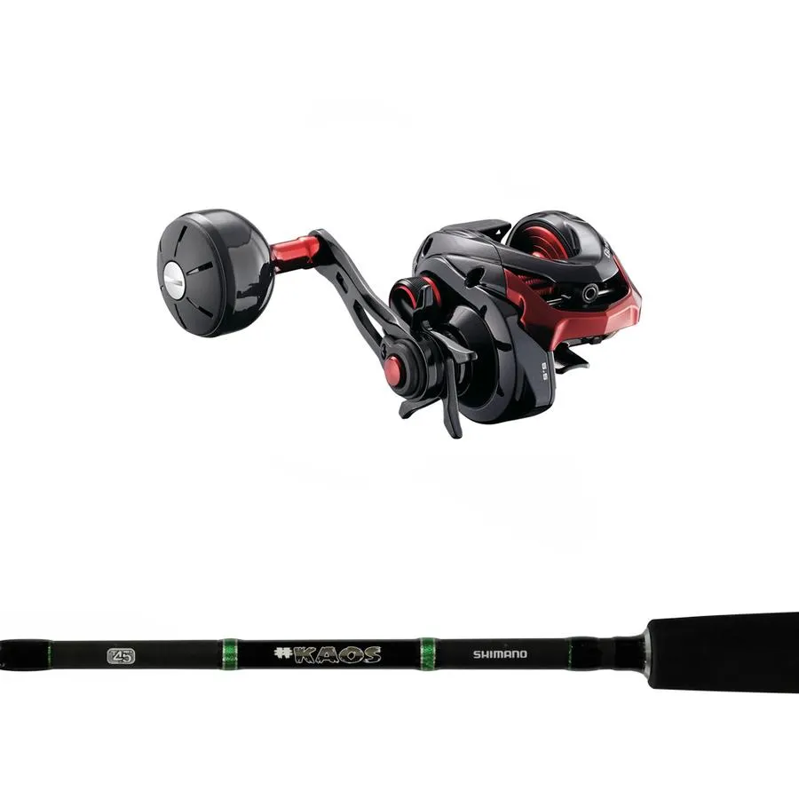 Shimano Genpu 200PG-XT Reel / KAOS Engetsu 6'6" 2pce 5-10kg Overhead Rod
